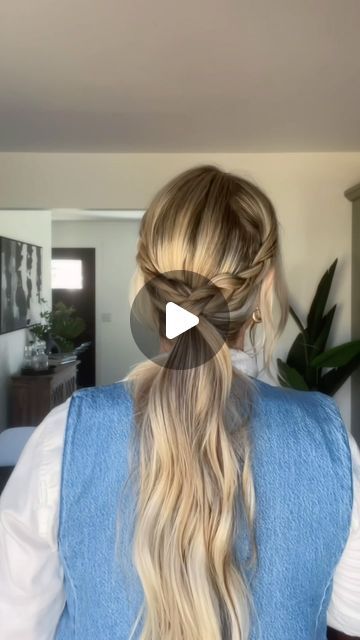 Jamie Lyn Vandenberg on Instagram: "Who’s upgrading their ponytail game with this style this summer? 🙋🏼‍♀️

•

•

•

#weddingguesthair #hairinspiration #hairstyletutorial #weddinghairstyle #simplehairstyles #easyhairstyles #bridehairstyles #weddinghair #hairtutorial #hair #hairstyles #hairinspo #hairtutorials #hairhacks #partyhair #updos #hairup #hairstylevideo#updotutorial #updohairstyles  #hairgoals #hairoftheday #bridalhair #ponytail #hotd #braidstyles #promhair" Pony Styles, Easy Bun Hairstyles For Long Hair, Easy Bun Hairstyles, Easy Bun, Wedding Guest Hairstyles, Wedding Hair Ideas, Bun Hairstyles For Long Hair, Beautiful Long Hair, Party Hairstyles