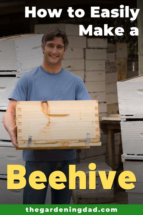 Bee Boxes Diy, Beekeeping Diy, Diy Beekeeping, Garden Pollinators, Diy Beehive, Bee Hives Diy, Bee Hives Boxes, Diy Bee, Bee Hive Plans