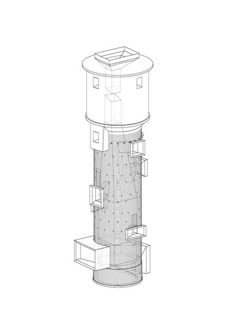 Gallery of Public Folly - Water Tower Renovation / META - Project - 28 Water Tower Architecture, Data Center Design, Architecture Tools, Silo House, Library Inspiration, Water Towers, Building Renovation, Industrial Architecture, Tower House