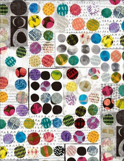 Unrequited Crush, Marcia Derse, Abstract Canvas Art Acrylics, Circle Painting, Creative Circle, Circle Quilts, Diy Journal Books, Windham Fabrics, Digital Print Fabric