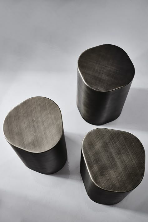 Minimalist Side Table, Cattelan Italia, Metal End Tables, Steel Coffee Table, Unique Coffee Table, Coffee Tables For Sale, Metal Side Table, Brushed Bronze, Art Table