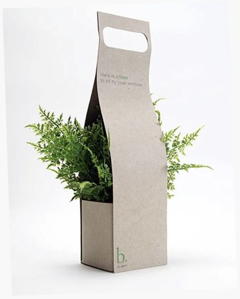 Plant Box Design, Plant Packaging, Student Spotlight, Luxury Box Packaging, Dieline Packaging, Plant Bags, Package Design Inspiration, Paper Vase, Black And White Interior