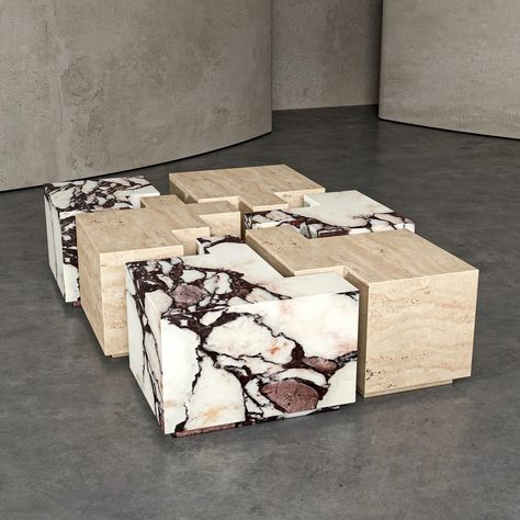 Travertine Art | Luxury design coffee table Travertine with Calcutta Viola 🤩 For order >>>>>> DM Customise your table according to your wish For order… | Instagram Calcutta Marble Coffee Table, Coffee Tablescapes Ideas, Calcutta Viola, Calcutta Marble, Design Coffee Table, Automotive Upholstery, Luxury Coffee Table, Marble Furniture, Entrance Table