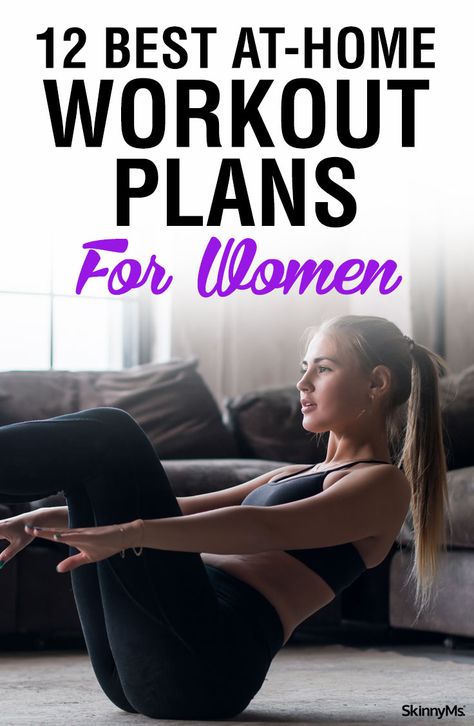 You can get a great workout in from just about anywhere! Try these 12 Best At-Home Workout Plans for Women to keep your fitness journey going! Best Home Workouts, Home Workout Plans, Workout Plans For Women, Workout Programs For Women, Gym Workout Plan For Women, Best At Home Workout, At Home Workout, Workout Plan For Women, Cardio Training