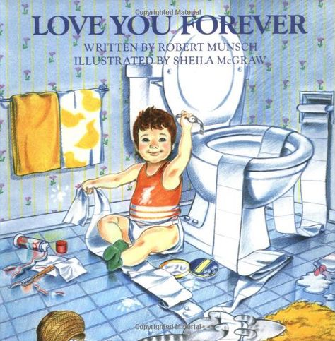 Love You Forever Book, Baby Story Books, Robert Munsch, I Can Read Books, Creepy Kids, Kids Story, Classic Childrens Books, Forever Book, Inspirational Songs