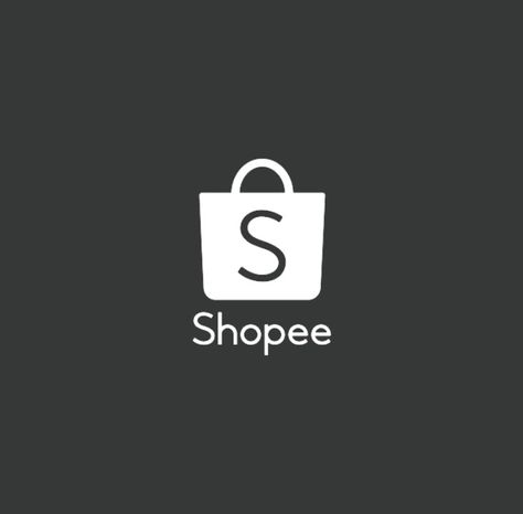 Shopee Icon Black, Different Shades Of Grey App Icons, Grey Amazon Icon, Dark Gray Icons For Apps, Black And Grey App Icons Aesthetic, Ios Icon, Company Logo, Tech Company Logos, Grey