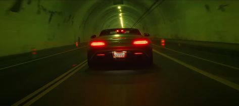 Car Tunnel, Car In Tunnel Aesthetic, Driving Cinematography, Cinematic Car Scene, Light At End Of Tunnel, Blinding Lights, Neon Noir Cinematography, Cars Photography, Night Film