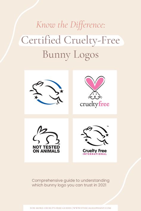 In this post, we explain and compare the differences between the many cruelty-free logos commonly found on cosmetics, personal care, and household cleaning products in 2021. Cruelty Free Skin Care Routine, Cruelty Free Cleaning Products, Hypoallergenic Mascara, Cruelty Free Makeup Brands, Leaping Bunny, Beauty Logo Design, Cruelty Free Cosmetics, Cruelty Free Brands, Vegan Makeup