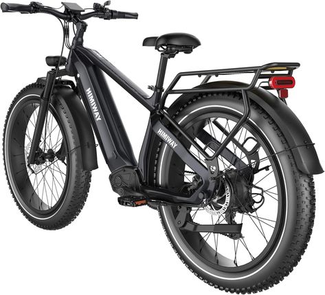 Himiway Zebra All Terrain E-Bike Herren Damen, 26"×4" Elektrisches Fatbike, 48V 20AH E-Mountainbike bis zu 128 KM, 25 Km/h 250W Motor, 7 Gänge, StVZO Konformität, Hydraulische Scheibenbremsen Bike Electric, Smart Charger, Fat Bike, Fat Tire, Bicycle Design, E Bike, Electric Bicycle, Electric Bike, Electric Cars