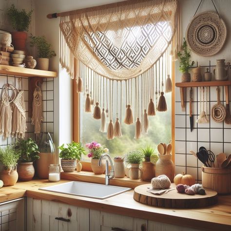 17 Kitchen Window Styling Ideas That Will Motivate You To Decorate - My Besuited Home No Window Over Kitchen Sink Ideas, Kitchen Sink Bay Window Decor, No Window Over Kitchen Sink, Kitchen Sink Bay Window, Over Kitchen Sink Ideas, Boho Window Decor, Bay Window Decor, Small Kitchen Window, Window Styling