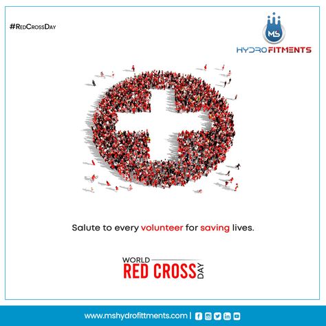 The only true happiness a person can get is by helping out another person in need. Happy World Red Cross and Red Crescent Day! Red Cross Day, World Red Cross Day, Red Crescent, Happy Dhanteras, Dance Poster, True Happiness, Creative Ads, Graphic Design Poster, Red Cross