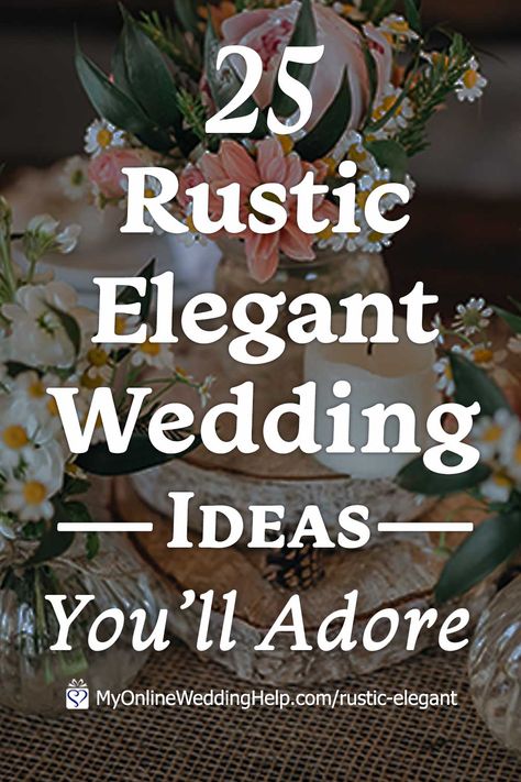 These country theme wedding ideas are both rustic and elegant. I like number 19 the best, which is a memorial ... #RusticWedding #ThemeWedding #WeddingIdeas #CountryWedding Classic Rustic Wedding Decoration, Wedding Styles Themes Rustic, Rustic Meets Elegant Wedding, Rustic Outdoor Wedding Table Decor, Luxury Rustic Wedding Decor, Vintage Country Wedding Ideas, Wedding Theme Country Rustic, Rustic Wedding Table Decor Ideas, Rustic And Elegant Wedding Decor