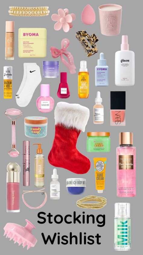 Christmas Stocking inspo #christmasgiftsinpso #chrismas Stocking Inspo Christmas, Stocking Stuffers For Teens Cheap, Cute Stocking Stuffers For Teens, Stocking Stuffers For Teenage Girl, Christmas Stocking Stuffers For Teens, Preppy Stocking Stuffers, Christmas Stockings Stuffers, Preppy Basket, Teen Stocking Stuffers