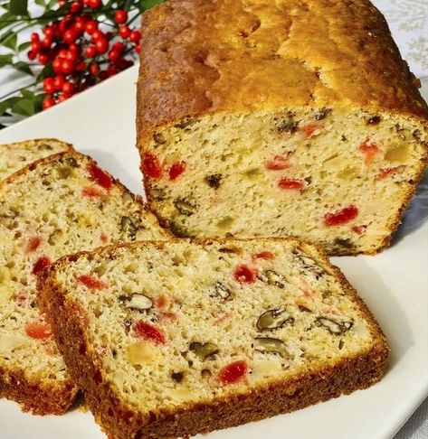 Candied Fruit Bread Candied Fruit Bread Recipes, Bread With Fruit Recipes, Recipes With Candied Fruit, Candied Fruit Cake, Dried Fruit Bread, Christmas Fruit Bread, Fruit Bread Recipes, Candied Fruit Recipes, Fruit Breads