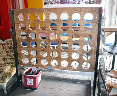 Giant Connect Four Game...would be cool for Children's Ministry or Youth Ministry Connect Four Game, Youth Group Rooms, Giant Connect Four, Outside Games, Connect Four, Youth Games, Youth Group Games, Giant Games, Youth Room