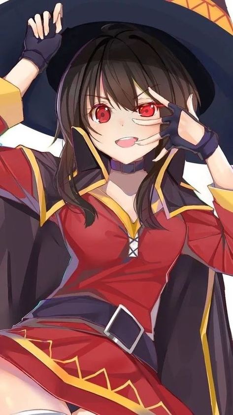 Konosuba Megumin, Megumin Konosuba, Kono Suba, Konosuba Wallpaper, Comics Anime, Cute Anime Pics, Anime Comics, Manga Girl, Anime Kawaii