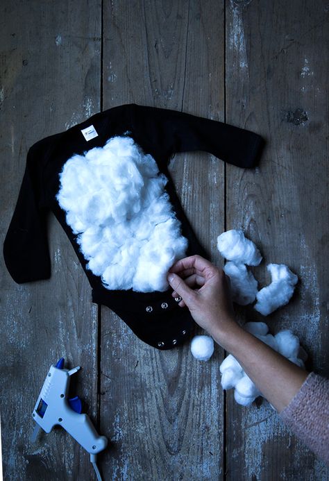 sheep halloween costume Black Sheep Costume Diy, Black Sheep Costume, Sheep Halloween Costume, Nursery Rhyme Costume, Farm Animal Costumes, Sheep Party, Sheep Costume, Nursery Rhyme Crafts, Sheep Costumes