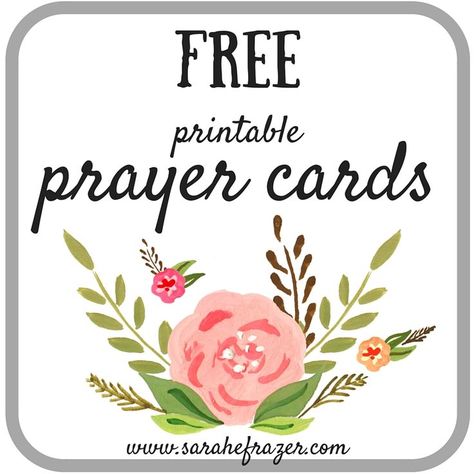 FREE printable prayer cards. Great for your journal and encouragement for daily guidance and strength. Prayer Board Bible Verses, Prayer Card Ideas, Prayer Board Ideas Diy Free Printables, Prayer Request Cards, Prayer Cards Printable, Family Ministry, Printable Prayers, Bible Printables, Prayer Journaling