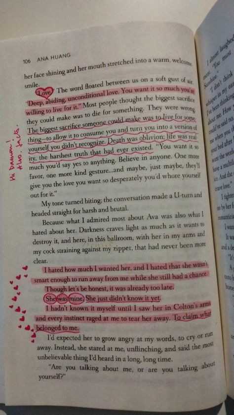 Book Annotation Twisted Love, Twisted Love Annotations, Love Annotations, Twisted Love Book Quotes, Twisted Love Quotes, Book Annotations Aesthetic, Twisted Love Book, Twisted Books, Books Annotations