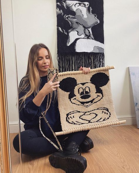 Mickey Mouse Macrame, Macrame Knot, Of Course, Macrame, Knot, I Can, Arts And Crafts, Canning, On Instagram