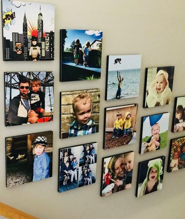 Mix Tile Photo Wall Ideas, Pics On Wall, Family Photo Wall Collage, Tiles Wall Design, Photo Wall Layout, Photo Wall Design, Photo Gallery Walls, Mixed Tiles, Sintra Board