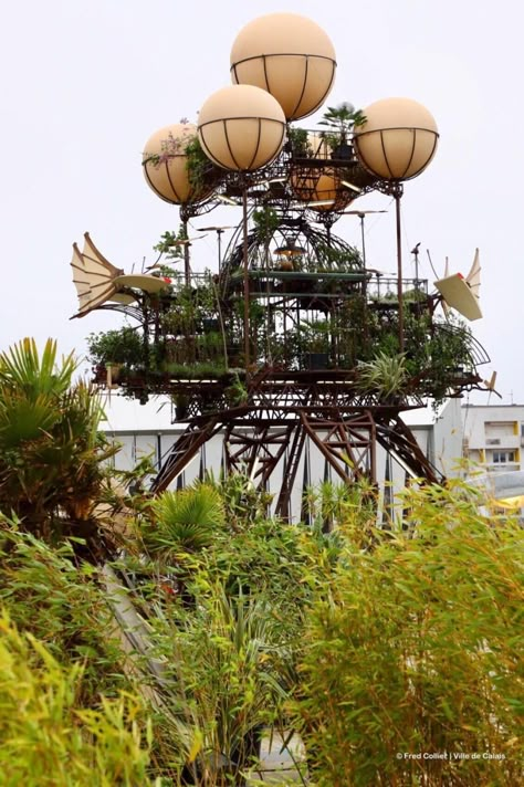 Steampunk Architecture, Calais France, Solar Punk, Steampunk Tendencies, Set Design Theatre, Lake Pictures With Friends, City Sky, Lake Pictures, Jules Verne