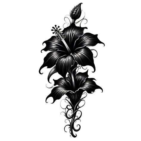 Dark Shaded Tattoos For Women, Inverted Flower Tattoo, Black Out Cover Up Tattoos For Women, Dark Lily Tattoo, Dark Black Tattoos Coverup, Big Tattoo Cover Up Ideas Black, Dark Tattoo Cover Up Ideas For Women Forearm, Small Tattoo Cover Up Ideas For Women, Dark Flower Tattoo Cover Up