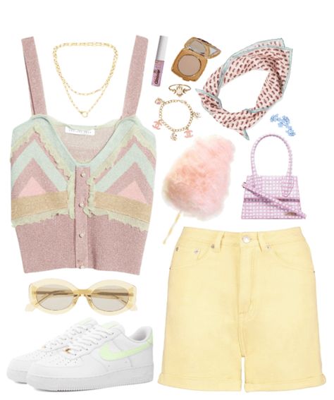 Cotton Candy Outfit | ShopLook Cotton Candy Outfit, Candy Outfit, Pink Girl Outfits, Teenage Fashion Trending, 2000s Preppy, Outfit Coquette, Cute Preppy Outfits, Zooey Deschanel, Famous Fashion