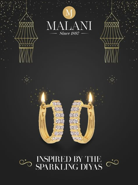 Happy Diwali Jewellery Ad, Happy Diwali Jewellery, Diwali Jewellery Creative Ads, Aabhushan Jewellers, Diwali Creative Ads, Diwali Creatives, Jewellery Poster, Indian Gold Bangles, Jewelry Gold Necklaces