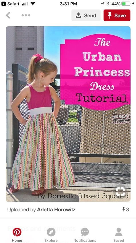 Princess Dress Tutorials, Girls Dress Tutorial, Diy Sy, Diy Tank, Sewing Kids Clothes, Dress Tutorials, Beginner Sewing Projects Easy, Little Girl Dresses, Diy Couture