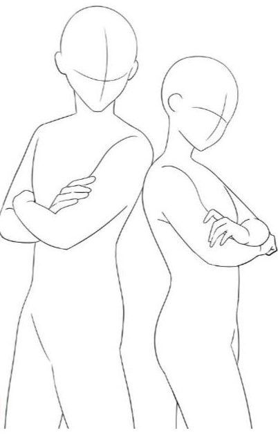 Body Base 2 People Friends, Half Body Base Drawing, Body Bases 2 People, Oc Art Base Pose Male, Two People Poses Drawing Siblings, Couple Pose Ref Drawing, Siblings Poses Drawing, Male Pose Sketch, Sibling Base