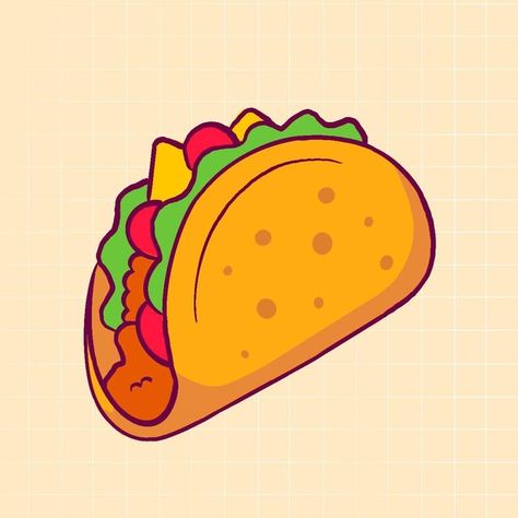 @artsydkey on Instagram: "Taco 🌮 #taco #procreate #digitalart #art #illustration #drawing #procreateart #artist #digitalillustration #artistsoninstagram #sketch #artwork #digitaldrawing #fanart #digitalpainting #ipadpro #illustrator #procreatedrawing #draw #digitalartist #digital #artoftheday #painting #instaart #design #procreateillustration #characterdesign #doodle #graphicdesign #ipad" Taco Sketch, Taco Drawing Easy, Tacos Drawing, Taco Doodle, Taco Art, Taco Drawing, Taco Taco, Couples Ideas, Twins Baby