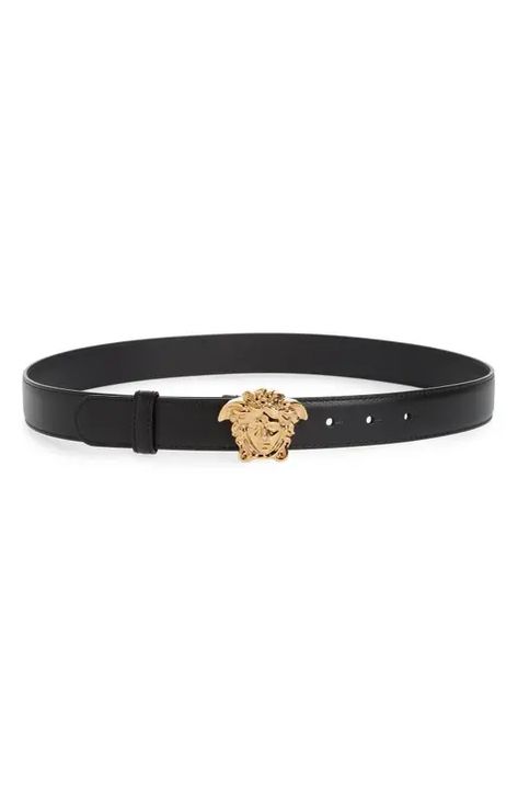 Holiday Night Out | Nordstrom Holiday Outfits Women, Triple Wrap Bracelet, Versace Gold, Medusa Head, Strap Sandals Women, Belt Design, Belt Style, Versace Belt, Santa Baby