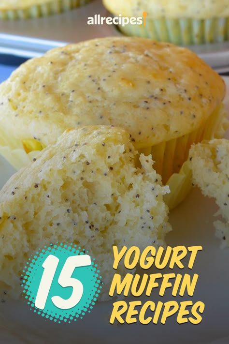 Muffins Recipes With Yogurt, Sour Yogurt Recipes, What To Make With Vanilla Greek Yogurt, Recipes That Use Vanilla Yogurt, Whole Milk Yogurt Recipes Baking, Yogurt And Banana Recipes, Recipes With Yogurt Dessert, Recipes Made With Yogurt, Recipes For Plain Yogurt