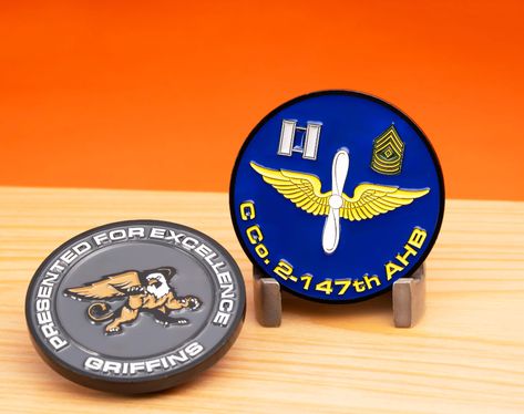 Challenge coins are part of a storied and long-standing military tradition. See for yourself how the coins have changed over the years, and continue the challenge coin legacy with your own personalized military coins!

Ready to design your own coin of courage? Get a free custom design!


#allAboutChallengeCoins #customchallengecoins #coinsofcourage #honoryourservice #militarycoins University Challenge, Police Appreciation, Custom Challenge Coins, Military Coins, Military Challenge Coins, Custom Coins, Challenge Coins, Simple Game, Military Equipment