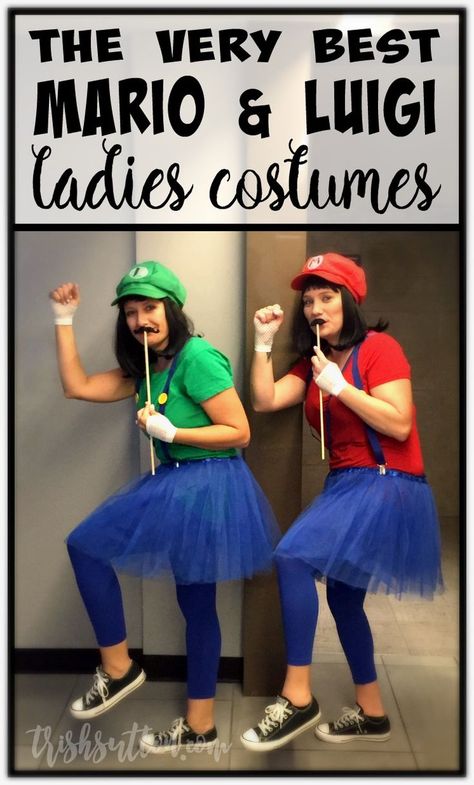 #mariobros #disfrazmariobros #disfrazmariobroscasero #disfrazcarnaval #disfrazmariobroscasero #disfrazinfantil #disfrazoriginal Mario Costume Women, Mario Costume Diy, Super Mario Kostüm, Mario And Luigi Halloween, Super Mario Bros Costumes, Luigi Halloween Costume, Homemade Couples Costumes, Ladies Halloween Costumes, Mario Bros Costume