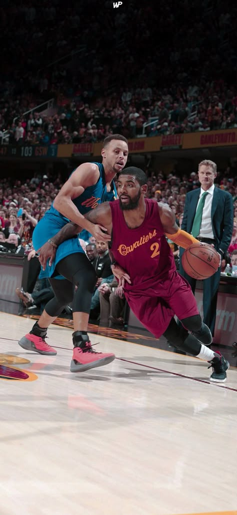 Kyrie Irving Cavs, Kyrie Irving Wallpapers, Kyrie Irving Cleveland, Rocket League Wallpaper, Irving Wallpapers, Nba Pics, Nba Wallpaper, Basketball Moves, Cleveland Cavs