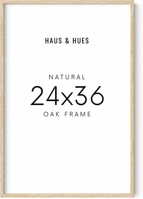 Barnwood Picture Frames, Simple Photo Frame, Haus And Hues, Oak Picture Frames, 24x36 Poster, Barn Wood Picture Frames, Poster Frames, Wooden Picture Frame, Ikea Frames