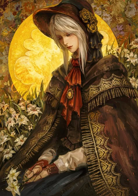 Lady Maria Wallpaper, The Doll Bloodborne Art, Bloodborne Doll Art, The Doll Bloodborne, Bloodborne Wallpapers, Fromsoftware Art, Bloodborne Maria, Bloodborne Lady Maria, Doll Bloodborne