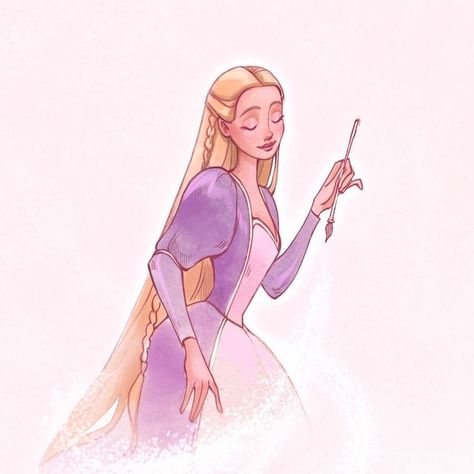 Barbie Homescreen, Barbie Artwork, Barbie As Rapunzel, Rapunzel Video, Rapunzel Outfit, Barbie Rapunzel, Barbie Aesthetic, Barbie Drawing, Fairy Friends