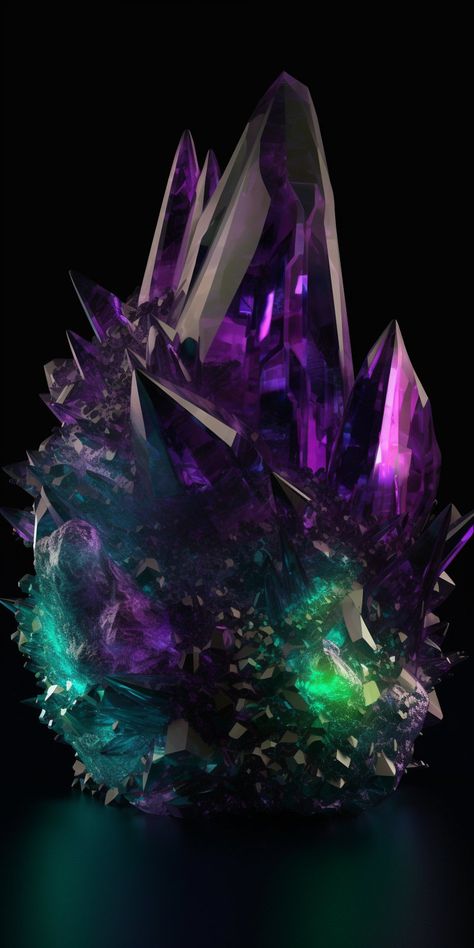 Lock Screen background for mobile devices. Crystals Wallpaper Backgrounds, Purple Fantasy Wallpaper, Purple Crystal Wallpaper, Magical Purple Background, Cool Car Backgrounds, Mystical Natural Purple Crystals, Crystal Tattoo, Lock Screen Backgrounds, Trippy Visuals