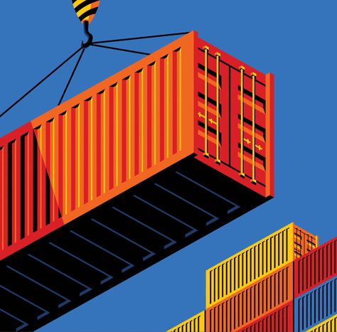 Procreate Hacks, Art Advertising, Freight Transport, 달력 디자인, Cargo Ships, Magazine Titles, Cargo Container, Minimal Living, Life Cover