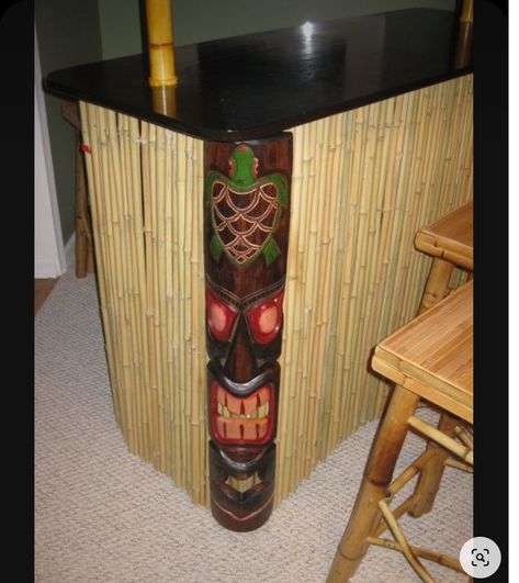 Tiki Bars Diy, Hut Ideas, Outdoor Tiki Bar, Diy Outdoor Bar, Tiki Bars, Tiki Decor, Tiki Bar Decor, Bamboo Bar, Tiki Lounge