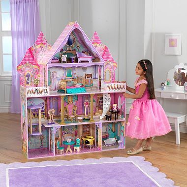 Disney Princess Doll House, Princess Doll House, Disney Princess Barbies, Big Doll House, Barbie Chelsea Doll, Disney Barbie Dolls, Disney Barbie, Enchanted Princess, Accessoires Barbie