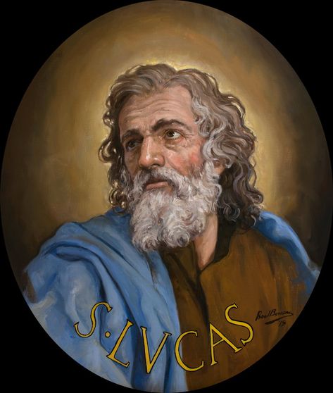 Lucas Evangelista, Faith Of Our Fathers, Desen Realist, Saint Luke, Jesus Christ Art, Classic Portraits, Christian Artwork, Bible History, Byzantine Art