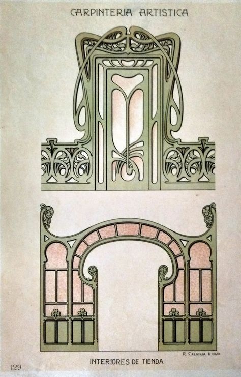 Art Nouveau Interior Architecture, Art Nouveau Elevator, Art Nuevo Architecture, Art Nouveau Ironwork, Art Nouveau Architecture Drawings, Art Nouveau Architecture Interior, Art Neauveau Architecture, Art Nouveau Window, Art Nouveau Door