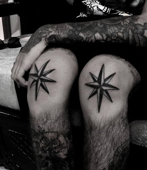 André Albuquerque — C l a s s i c criminal!!! Feito no Built to... | Star tattoos, Prison tattoos, Russian tattoo Star Knee Tattoo, On Knee Tattoo, The Star Tattoo, Tattoo Symbolism, Star Tattoo, Knee Tattoo, The Star, Design Ideas, Tattoos