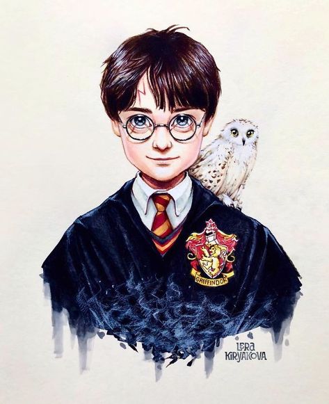 Russian Artist Continues Drawing Celebrities As Adorable Cartoon Characters Photo Harry Potter, Fanart Harry Potter, Harry Potter Colors, Citate Harry Potter, Harry Potter Cartoon, Art Harry Potter, Harry Potter Background, Cute Harry Potter, Harry Potter Images