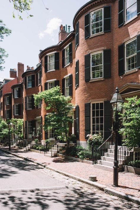 Everything Is Better In Boston, Better In Boston, Boston Architecture, Beacon Hill Boston, Boston House, Boston Photography, Boston Apartment, Massachusetts Travel, Row Houses