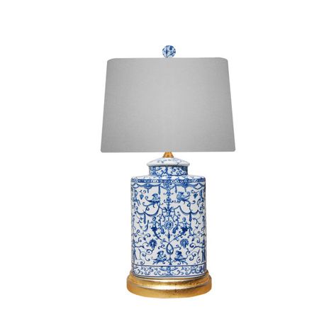 House of Hampton® Dejanea Porcelain Table Lamp | Wayfair Blue And White Lamp, Urn Lamp, Cotswold Cottage, Lamp Blue, Hampton House, Blue Lamp, Side Lamps, Fixture Table, Lamp Set